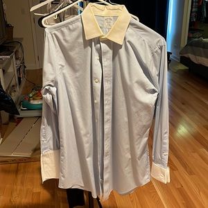 Brooks brothers button down dress shirt. Slim fit. French cuff . 15-32